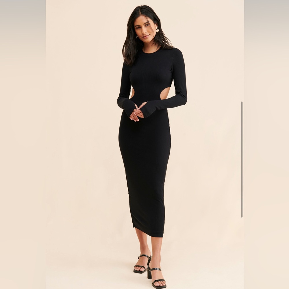 AFRM Ella Cut out Midi Dress